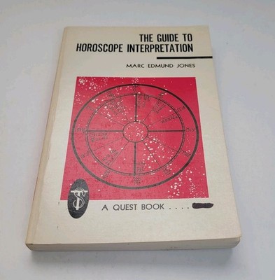 Guide to Horoscope Interpretation Marc Edmund Jones 1974 Quest Astrology PB