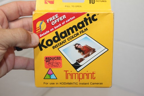 New Kodak Kodamatic Instant Color Film Expired 1984 Unopened! DISPLAY ONLY!! - Picture 3 of 9