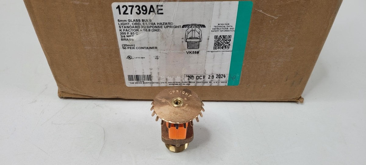 QTY. 50) Viking VK580 200*F 3/4
