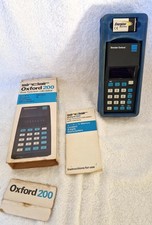 Vintage Sinclair Oxford 200 Red LED Calculator – Boxed
