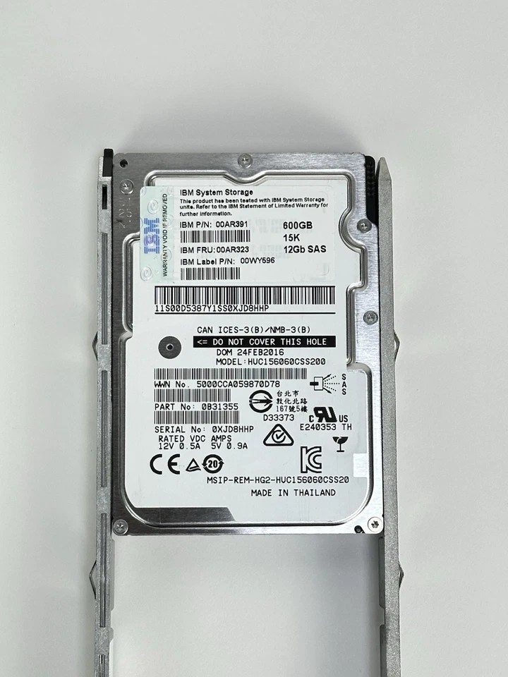 IBM Storwize V7000 Gen2 14.4TB 24x 600GB 15k Expansion 2x PSU Rails 24x 2076-24F - Image 4 of 4