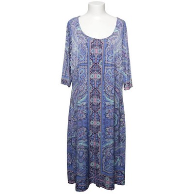 Mlle Gabrielle, Kaftan, Größe: 3XL, Blau/Mehrfarbig, Elasthan/Polyester #xFQ