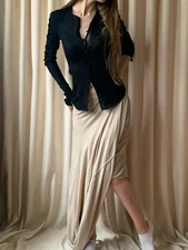 RICK OWENS S/S17 BEIGE WALRUS BONER BUD SHORTS Size 42 IT