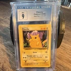 CGC 9 Blue Label MINT Pikachu Base Set 2 2000 #087/130 Pokémon Card