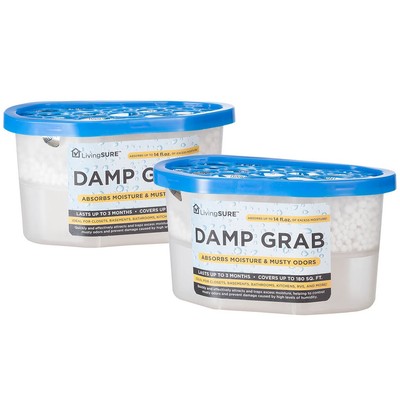 Damp Grab Dehumidifier - Pack of 2, Moisture Control, Fragrance Free