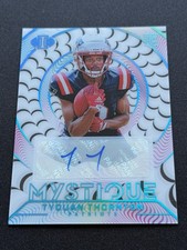 Tyquan Thornton 2022 Panini Illusions Mystique Auto /75 SP Rookie Card RC. rookie card picture