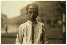 Eugene Dalton,Fort Worth,Texas,Child Labor,Lewis Wickes Hine,Messenger Boy,1