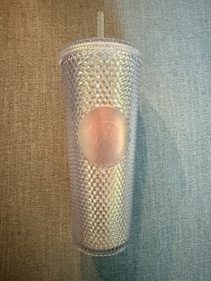 Starbucks Iridescent White Studded Tumbler 24oz Venti - 2018 OG FIRST RELEASE