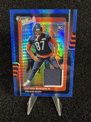 2025 Donruss Optic, Donruss Threads Blue Hyper, RC, Luther Burden III, #DTBH-LBN