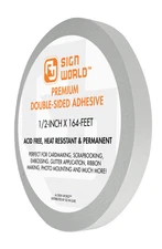 BEST 1/2" Ultra-Thin Permanent Double-Sided Tape for Arts, Crafts, Photography,