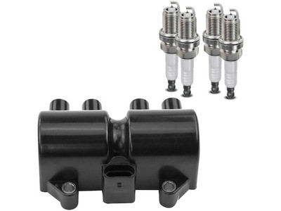 For 2000-2002 Daewoo Nubira Ignition Coil and Spark Plug Kit APR 78492JZCJ 2001