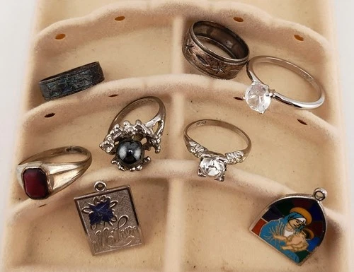 Vintage to Now UNCAS Rings & Pendants 925 / Sterling / HGE / RGP NOT TESTED!