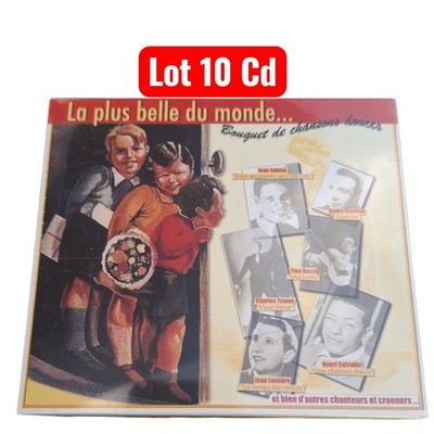 Set 10 schönste CD-Boxen der Welt neu im Blister französisches Lied