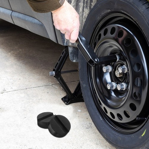 2pcs Universal Rubber Pad: Heavy-Duty Jack Stand Cushion Rubber Block For - Bild 2 von 12