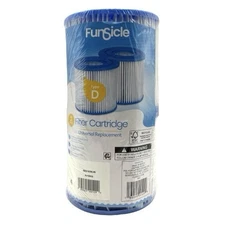 Funsicle Type D Pool Filter Cartridges, 2-Pack