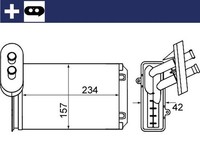 Mahle WäRmetauscher HeizungsküHler FüR VW Golf IV 1.4 16V 1.6 Lupo Audi A3