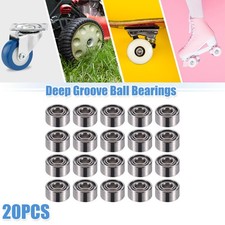 20pcs 682ZZ 2x5x2.3mm Double Metal Shield Single Row Deep Groove Ball Bearings