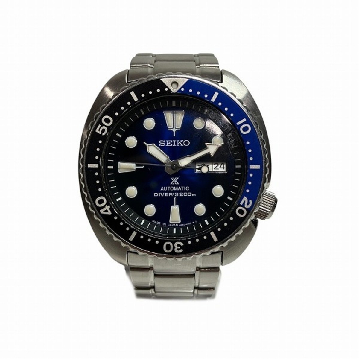 Seiko Prospex Men's Black Watch with Rubber Strap - 4R36