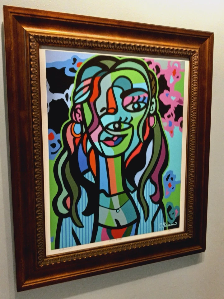 Impresión edición limitada CBaum, “Mica Miller” #1/20 enmarcada Foto 2 de 4