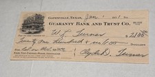 Clyde “Bulldog” Turner Signed Bank Check 2 Signatures HOF JSA CG22909