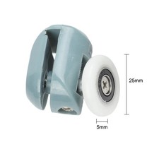 4pcs Shower Door Rollers Runners Wheels Replacement Part Bathroom 25mm