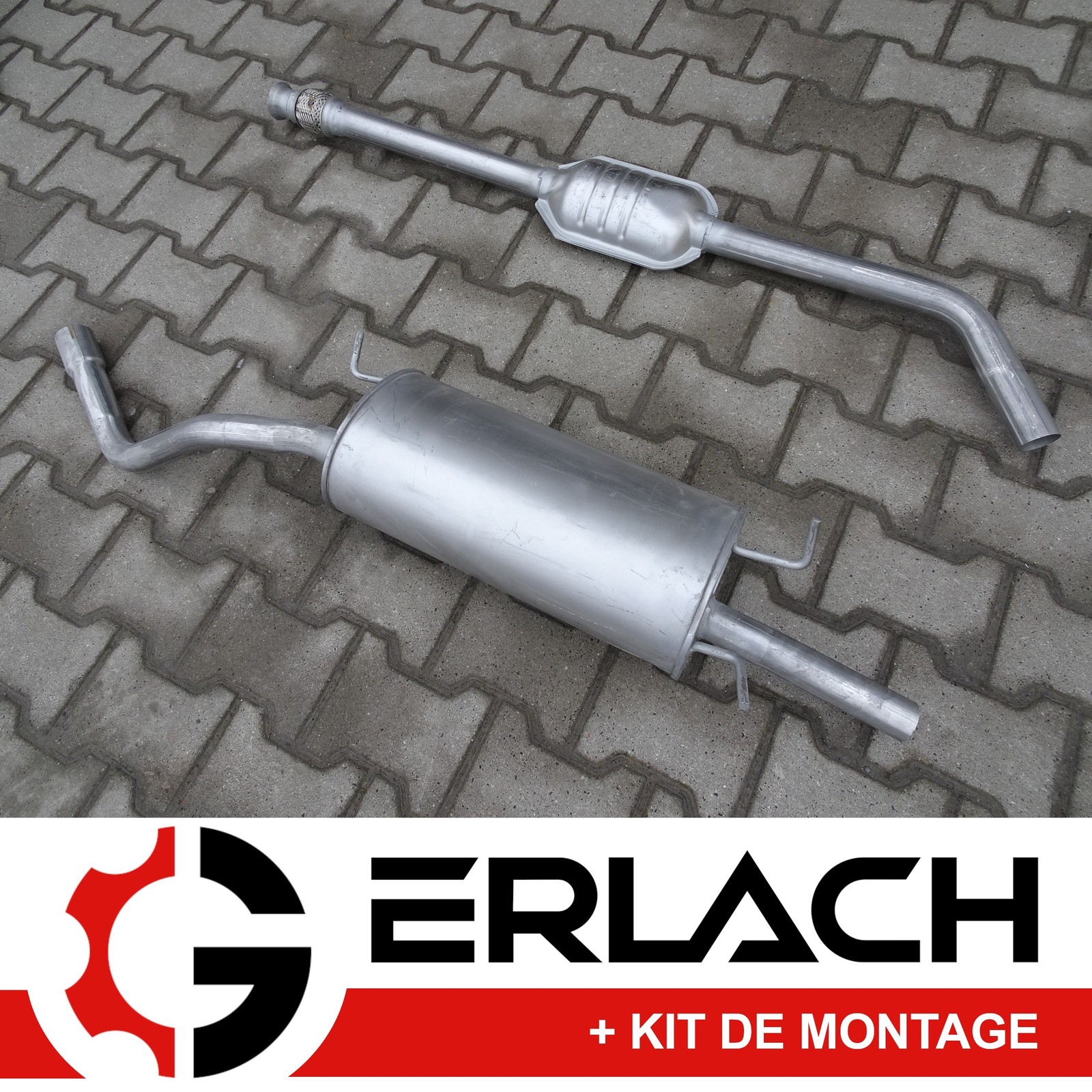 Echappement silencieux Renault Megane 1.6e anti corrosion reduction de bruit