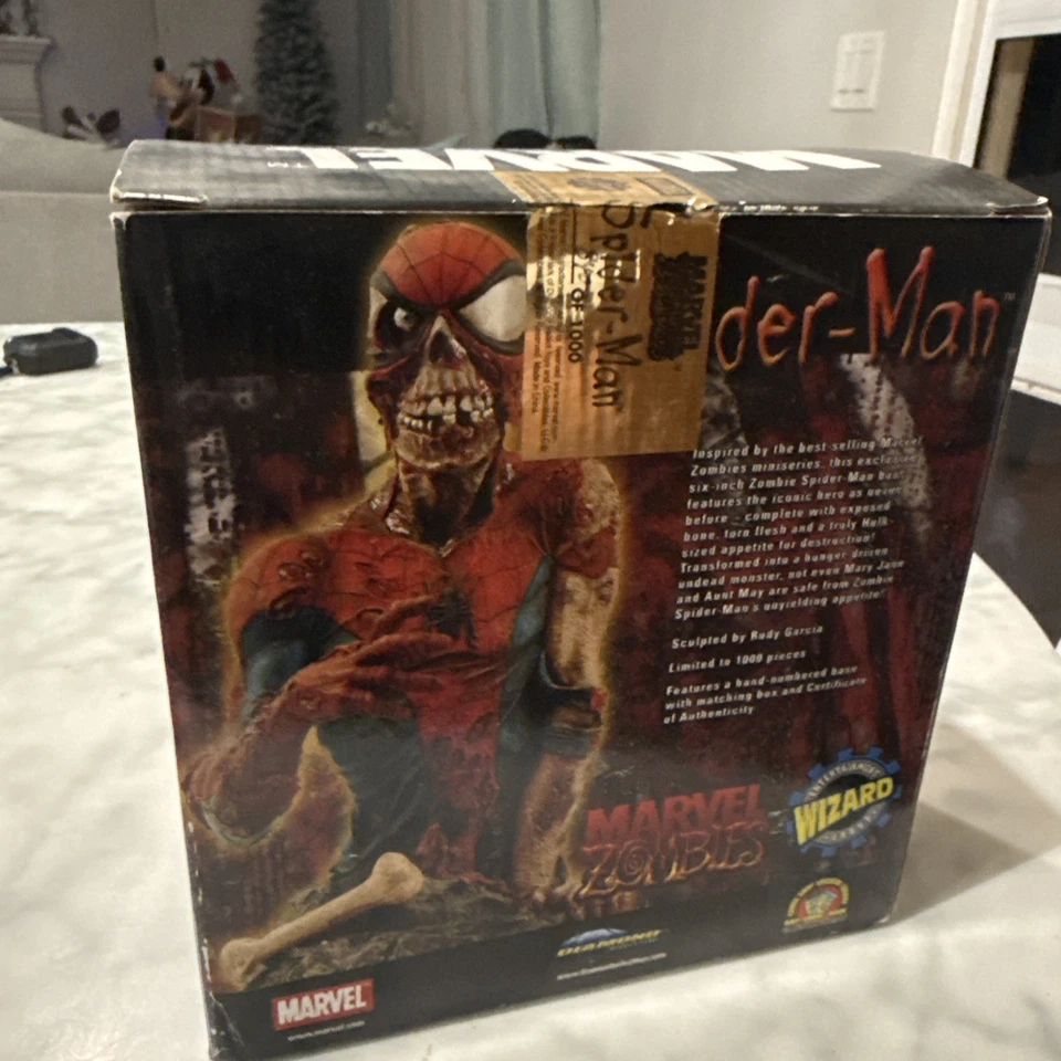 Marvel Zombies Spider-Man Busto Mago Entretenimiento Universo Marvel Juguetes Diamantes Foto 2 de 4
