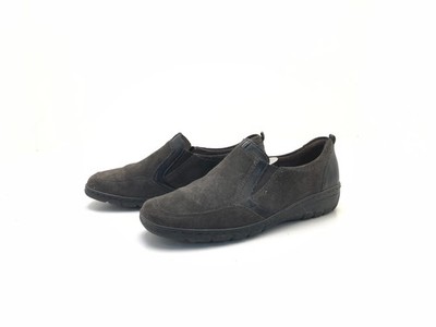 Jenny Damen Halbschuhe Slipper Loafers Comfort Grau Gr. 39 (UK 6)