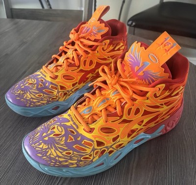 Puma Mello Sneakers Men s Size 9 Orange Yellow Purple