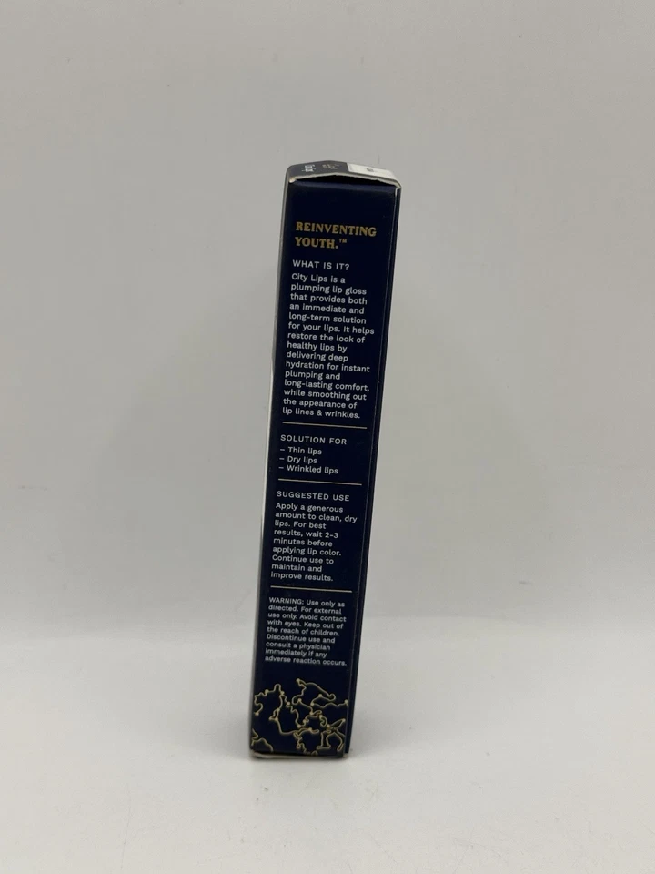 Brillo de labios City Beauty City Lips CLARO relleno hidratante suavizante nuevo en caja Foto 3 de 4
