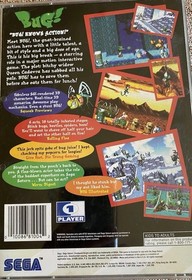 SEGA SATURN Bug! w/ Manual TESTED AND WORKING!!!! 1995