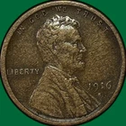 1916-S Lincoln Wheat Cent Extremely Fine XF Coin #36950