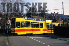 35mm Slide SWITZERLAND Basel Basle BLT Tram Strassenbahn 245 1994 Original