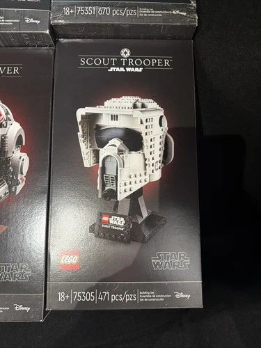 LEGO Star Wars 75305 Scout Trooper Helmet RETIRED Sealed New 471 pcs Display Set