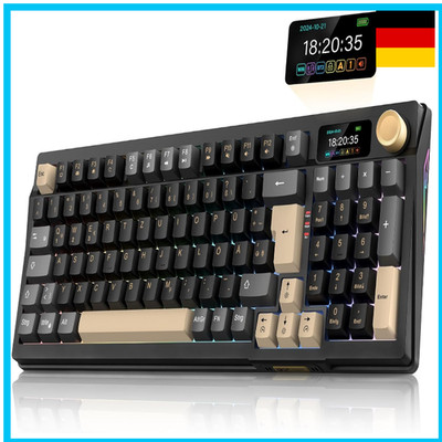 Mechanische Gaming-Tastatur RGB 1,88 TFT Display QWERT