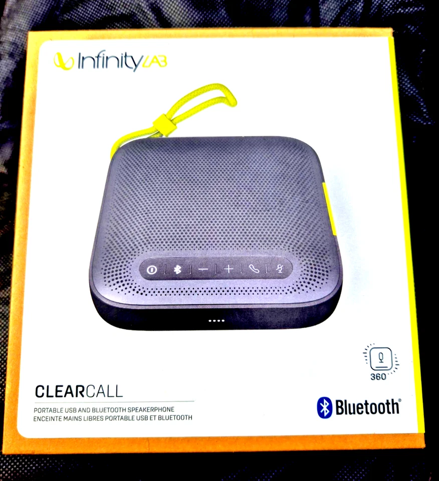 Infinity Lab - "Clear Call" portable Profi -Freisprechanlage (USB & Bluetooth)