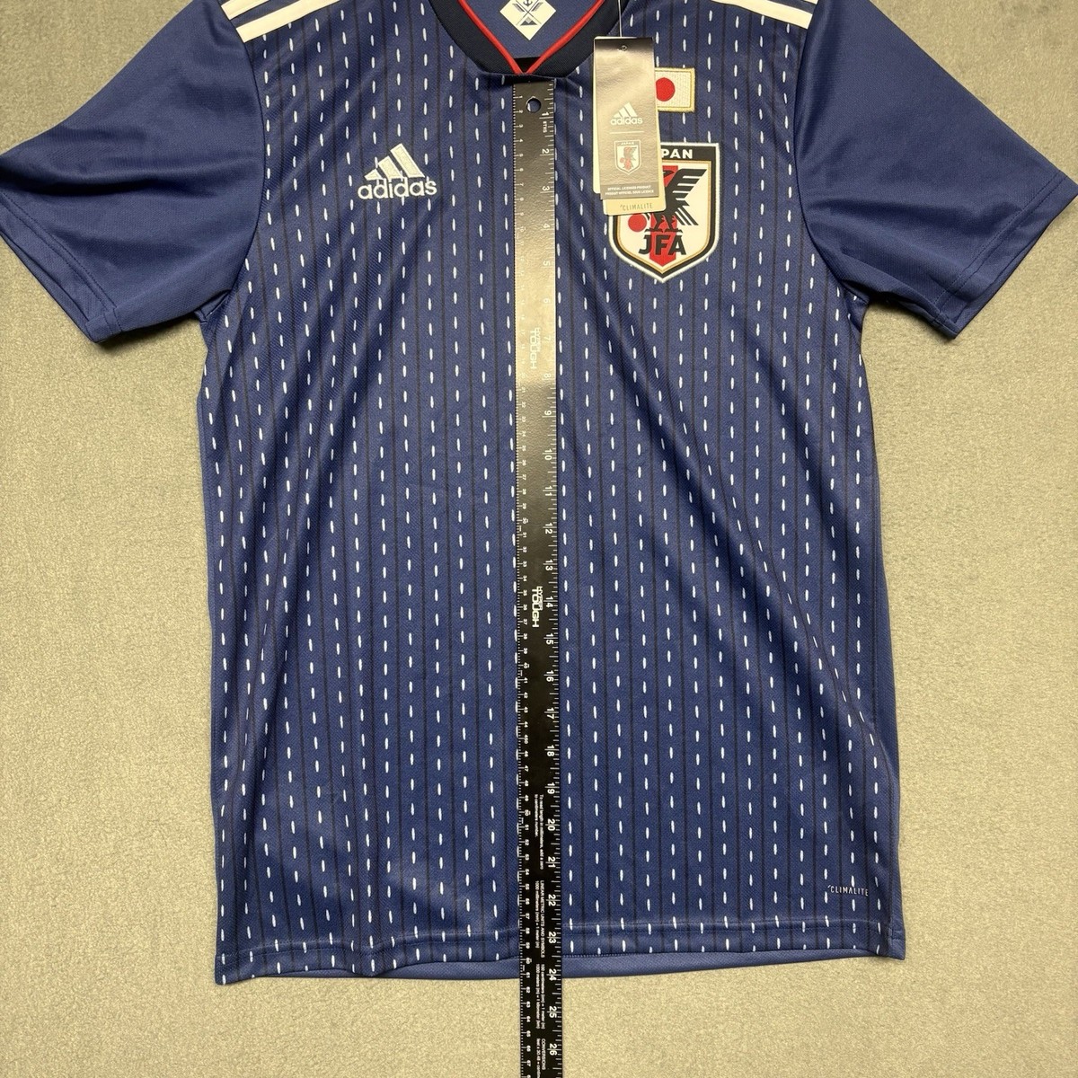 Adidas Japan 2018 World Cup Home Jersey Size S Blue JFA NWT | eBay