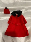Vintage Barbie IT'S COLD OUTSIDE Coat Outfit Fashion #819 RED Complete 1964-66
