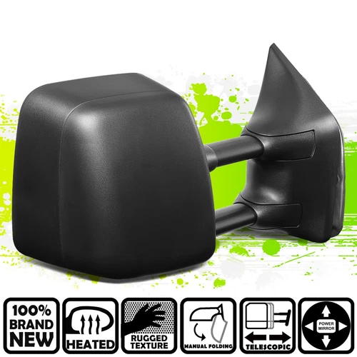 OE Style {Powered Heated} Rear View Towing Mirror Right for Armada Titan 04-14
