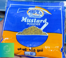 Ceylon Spices Dried mustard Seed powder Premium Quality 50g Free Shipping