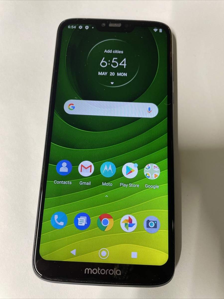 Motorola Moto G7 Power Supra Marine Blue 32gb Cricket Locked