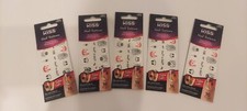 Nightmare Before Christmas lot 5 Packs Kiss Halloween 16 Nail Tattoos 80 Total