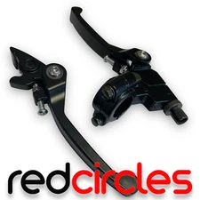 BLACK FOLDING PIT BIKE CLUTCH & BRAKE LEVER SET 140cc 150cc 160cc PITBIKE