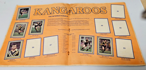 Scanlens 1983 Rugby League Album with Stickers (Incomplete) - Picture 10 of 20