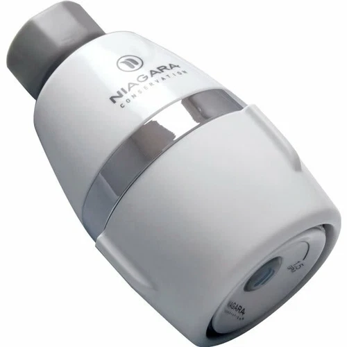 Niagara N2610 Water Saving Bi-Max 2 Flo Shower Head,Adj 1.0 GPM / 1.5 GPM, White