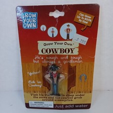 New 2008 Grown Your Own Cowboy Toy Can Grow Up To 600 It's Size 