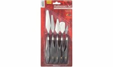 KREUL Malmesser Malspachtel Farbspachtel Modelliermesser Kunst SOLO Goya 5er Set