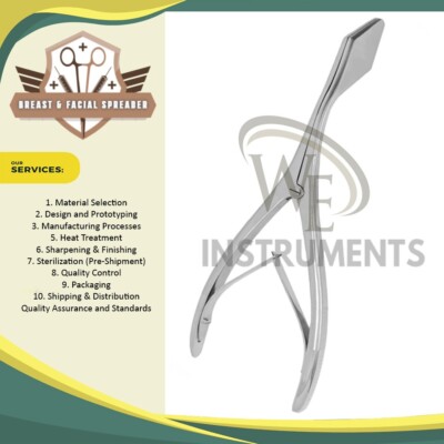 Breast and Facial Spreader - Comfortable Grip for Precise Surgical Manipulation