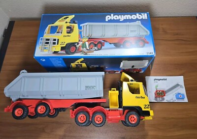 Playmobil 3141 Large Dump Truck Excellent Condition - See Photos