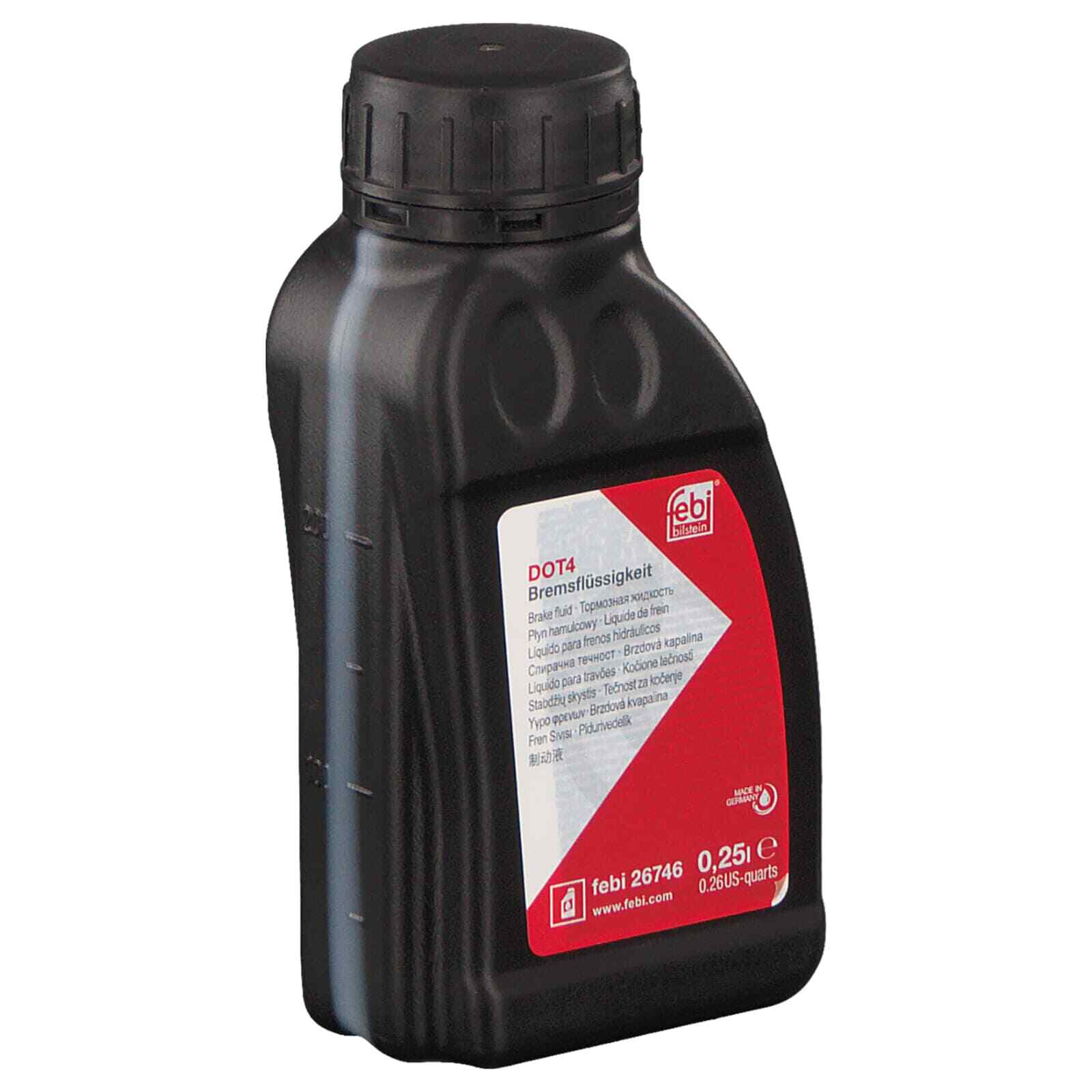 Liquide de frein DOT4 250ml pour entretien du système de freinage